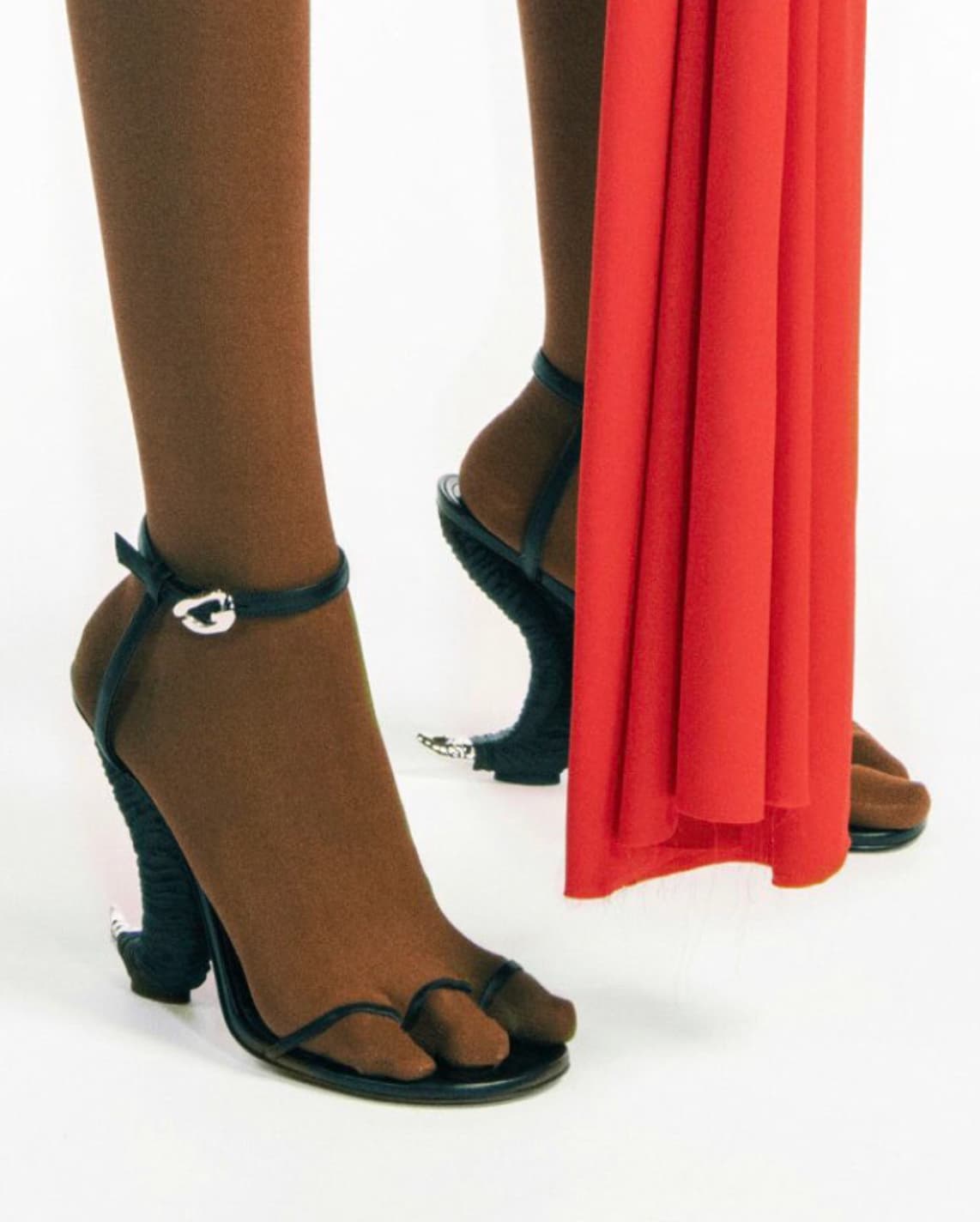 Givenchy’s Scooby-Doo-like three-toed sandals, $403.75 resale. 